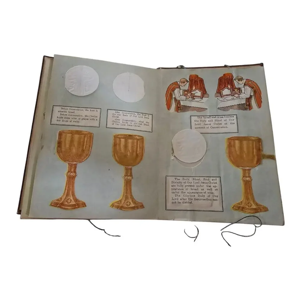 Catechetical Scenes the Blessed Eucharist by Rev. M. Coerezza Hardback 1957